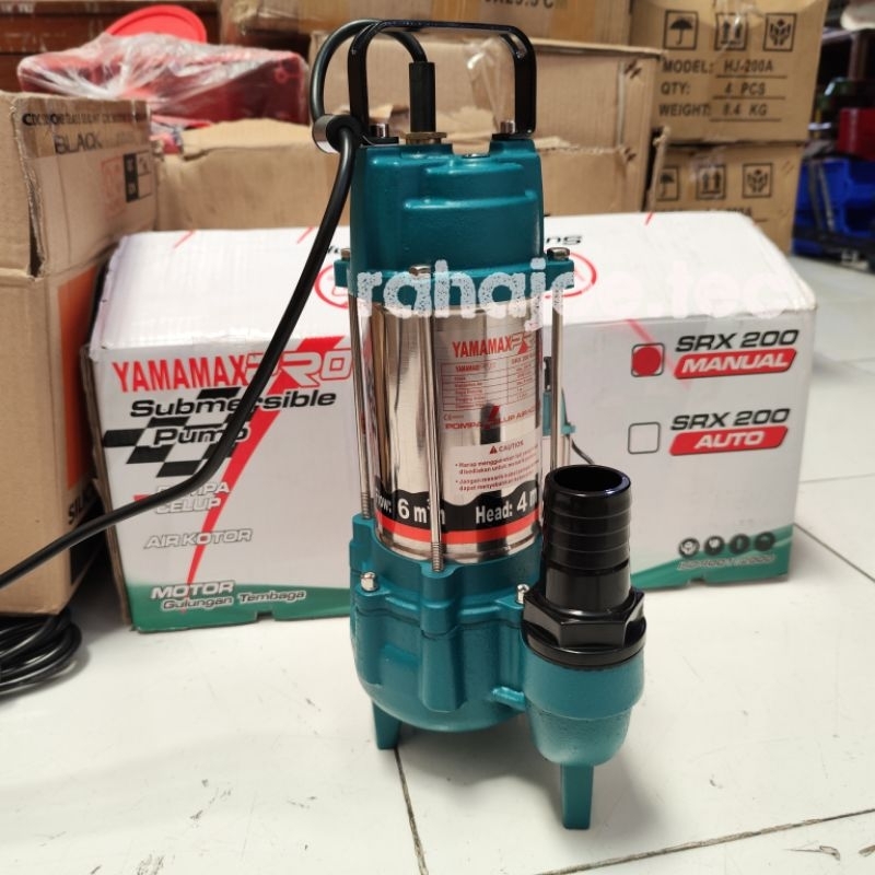 Jual Mesin Pompa Celup Air Kotor SRX200 Manual Yamamax Pro Submersible ...