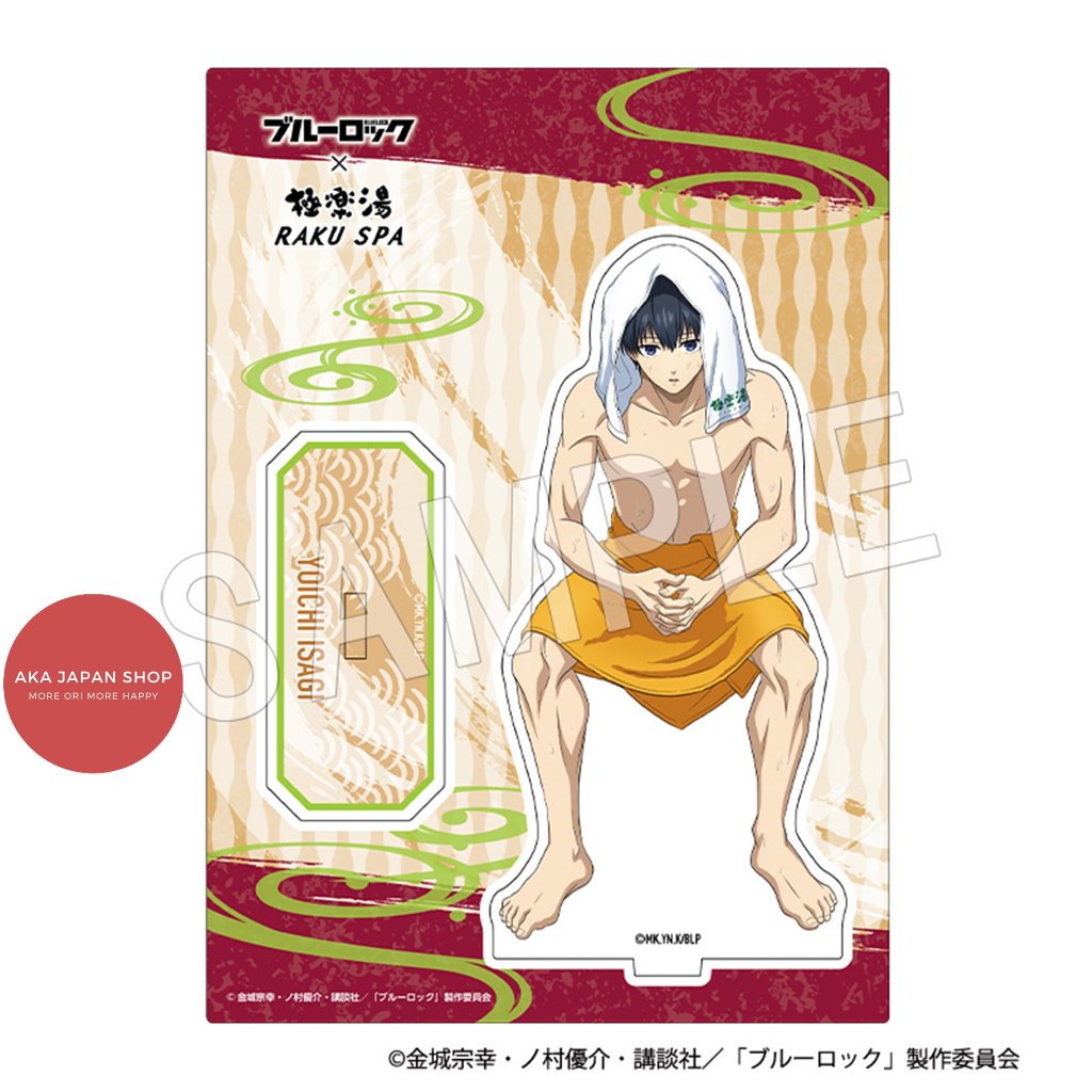 Jual Blue Lock Gokurakuyu Raku Spa Acrylic Stand Figure Ofuro Isagi ...