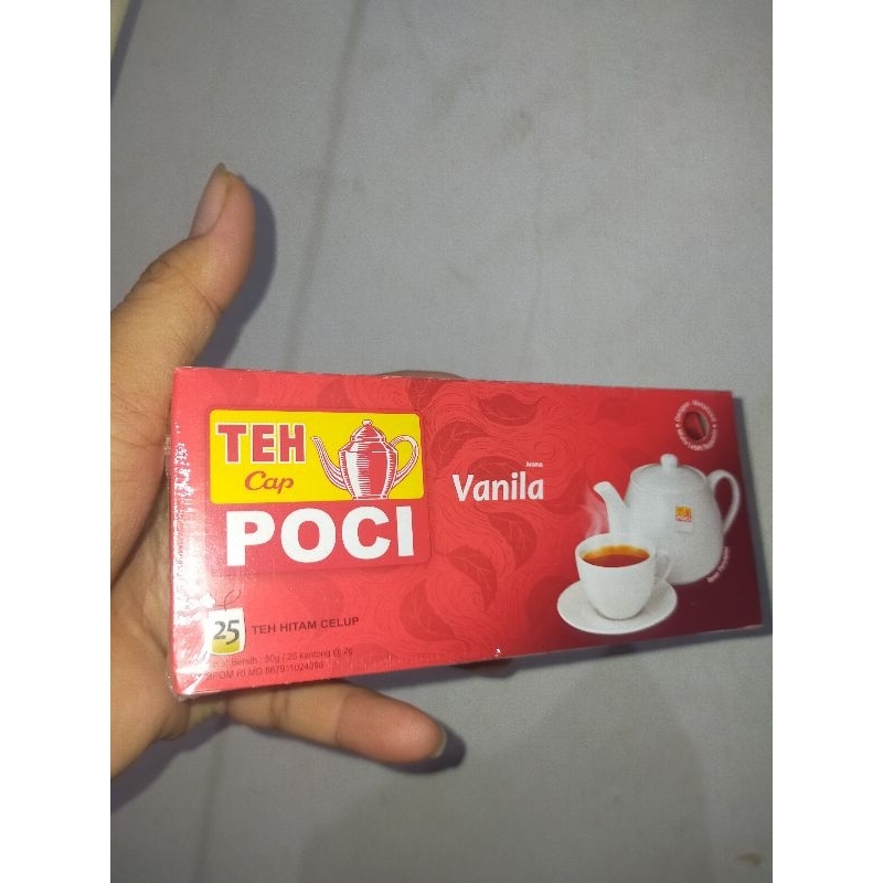 Jual Teh Poci Hitam Celup Rasa Vanila Kemasan Box Isi 25 Kantong ...