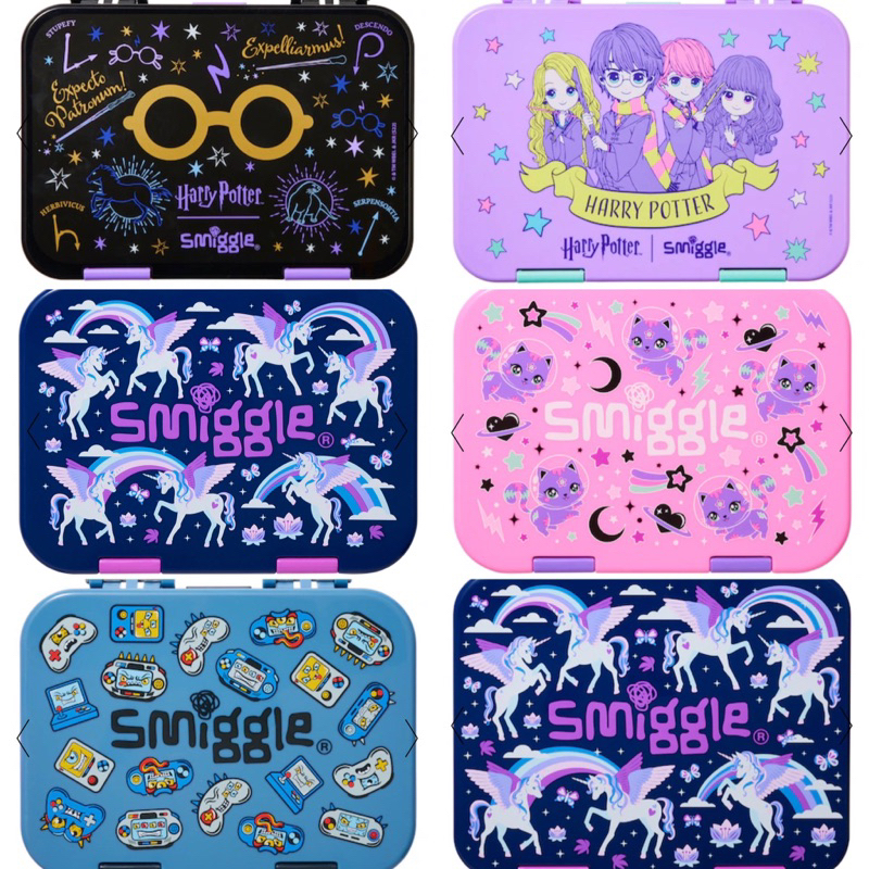 Jual BENTO BOX SMIGGLE /LUNCH BOX SMIGGLE ORIGINAL/HARDTOP SQUARE