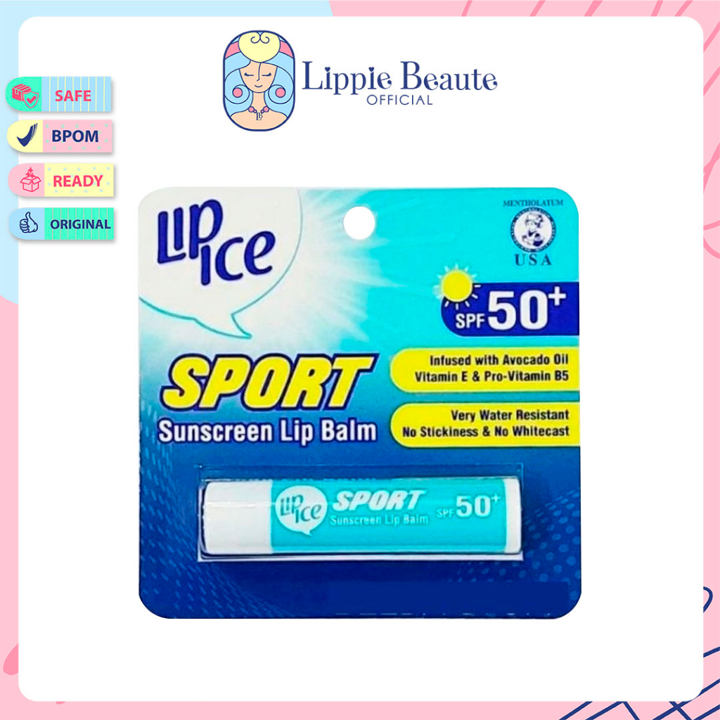 Jual LIP ICE Sport Sunscreen Lip Balm SPF 50+ Shopee Indonesia