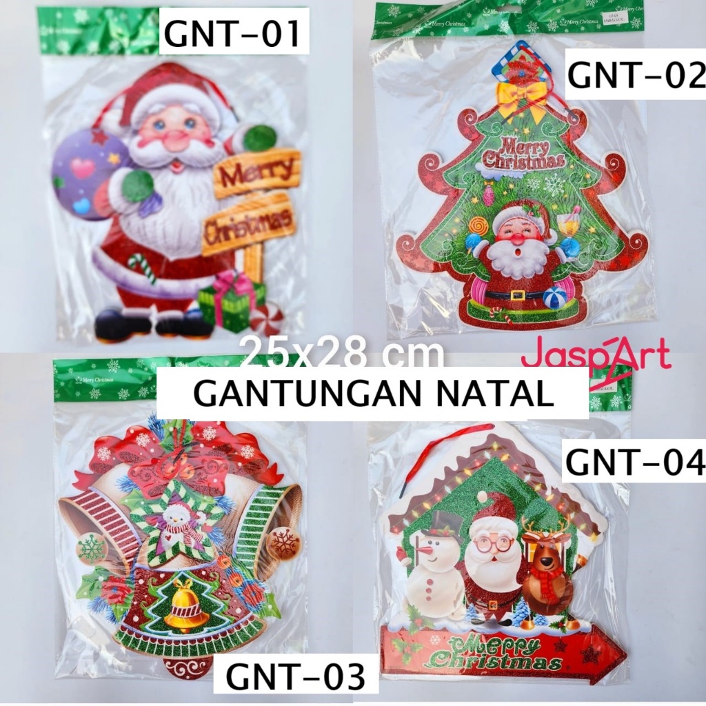 Jual Tempelan Natal Merry Christmas Banner Natal Natal Hiasan Pohon