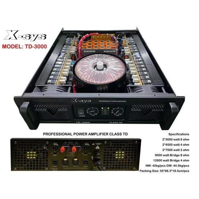 Jual XSYS TD3000 Power Amplifier TD 3000 TD-3000 | Shopee Indonesia