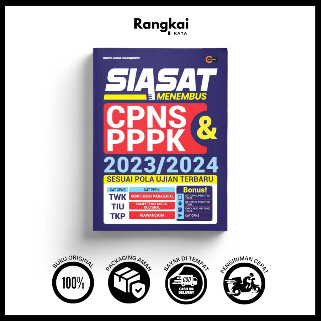 Jual Buku Siasat Menembus CPNS & PPPK 2023/2024 - Garuda Eduka - CMedia ...