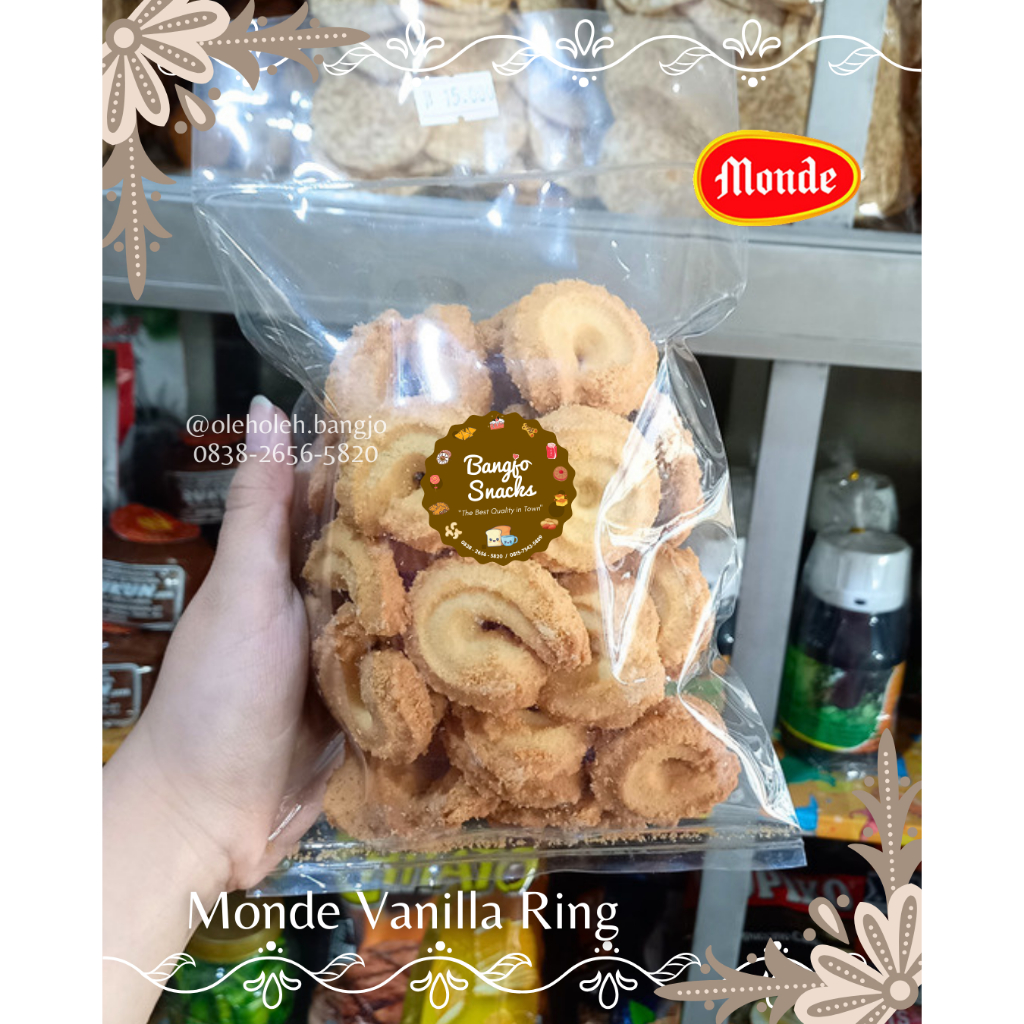 Jual MONDE VANILLA RING - VANILLA RING MONDE ORIGINAL - ROTI MONDE ...