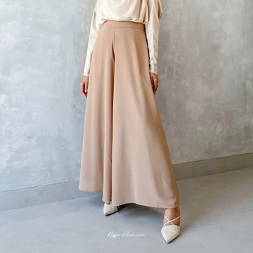 Bynissa BINAR KULOT Bawahan Celana Kulot Highwaist Cerruty Pakaian Muslim Wanita