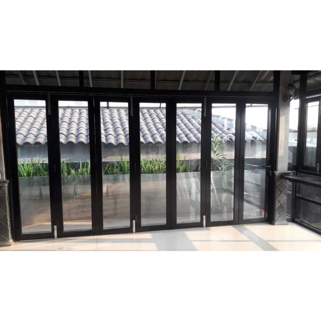 Jual Pintu Lipat Kaca Frame Aluminium Shopee Indonesia