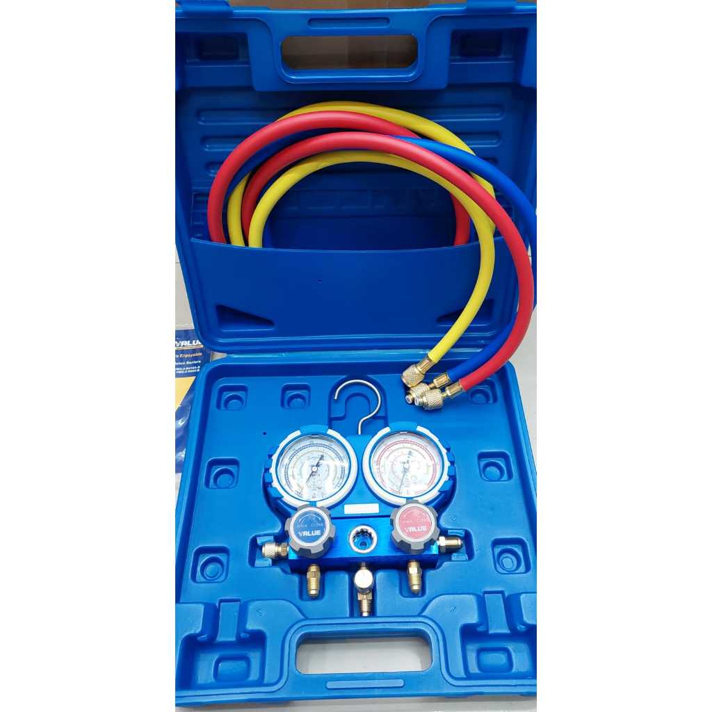Jual testing Manifold AC value R410 R32 R22 R134 box VMG 2 Analizer ...