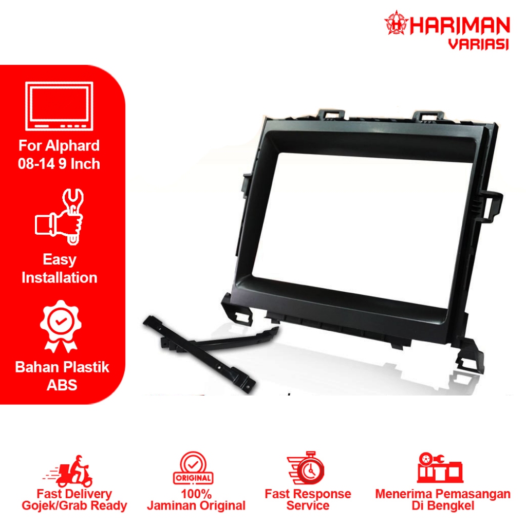 Jual Frame Toyota Alphard 2008 9 inch Panel 9inch Alphard Android 9 ...