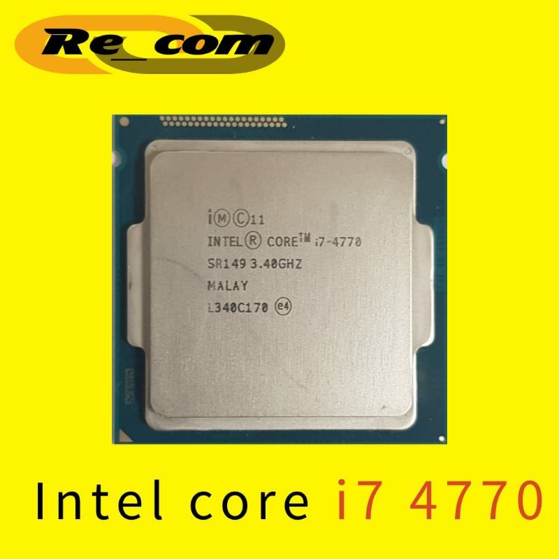 Jual PROCESSOR INTEL CORE i7 4770 GARANSI 1 TAHUN / 1 BULAN | Shopee ...