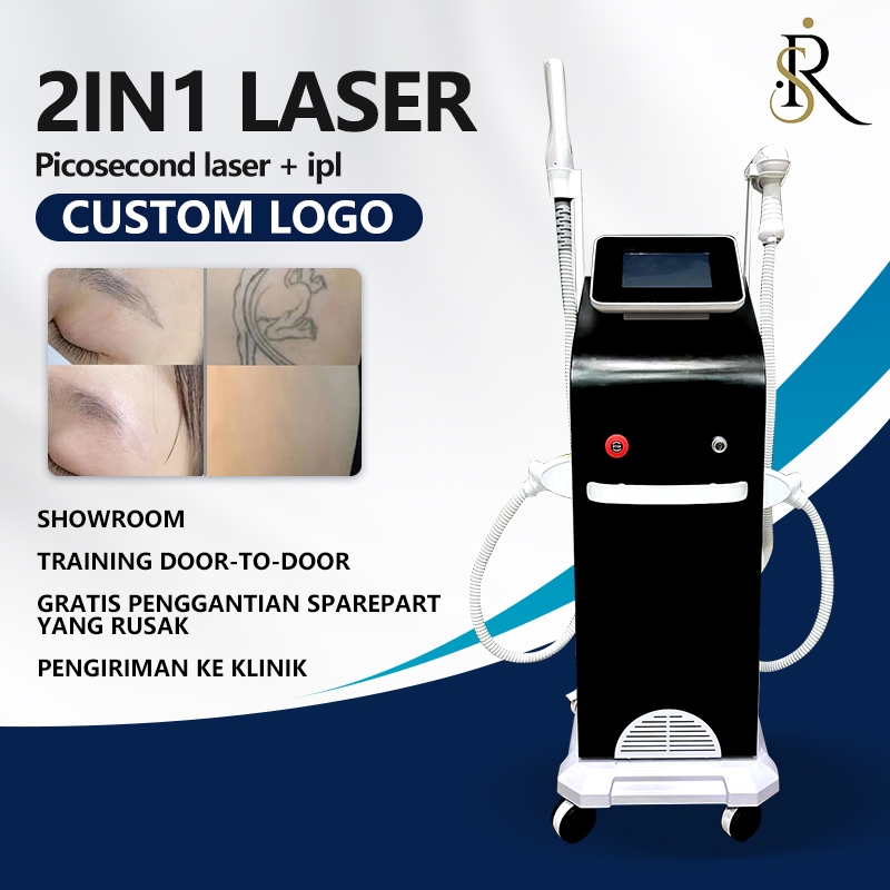 Jual picolaser laser picosecond 2in1 ipl laser hair removal alat klinik