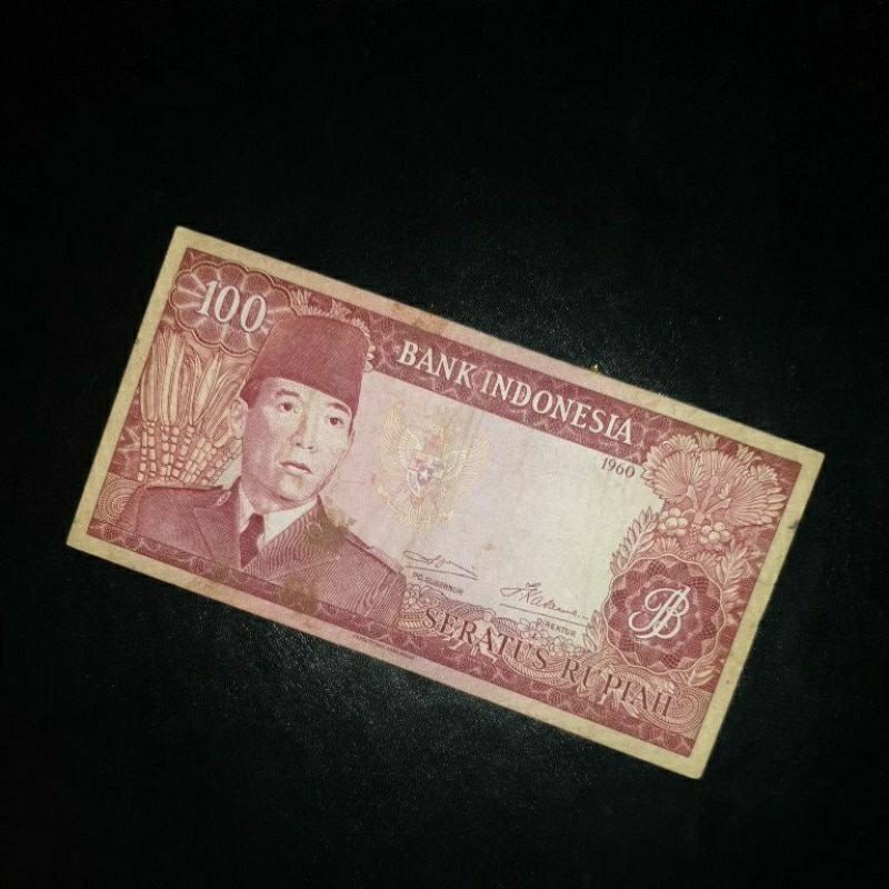 Jual Uang Kuno Seri Soekarno 1960 Pecahan 100 Shopee Indonesia