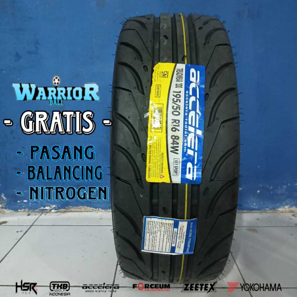 Jual Ban Mobil Ukuran 195 50 R16 ACCELERA 651 SPORT - Ban Semi Slick ...