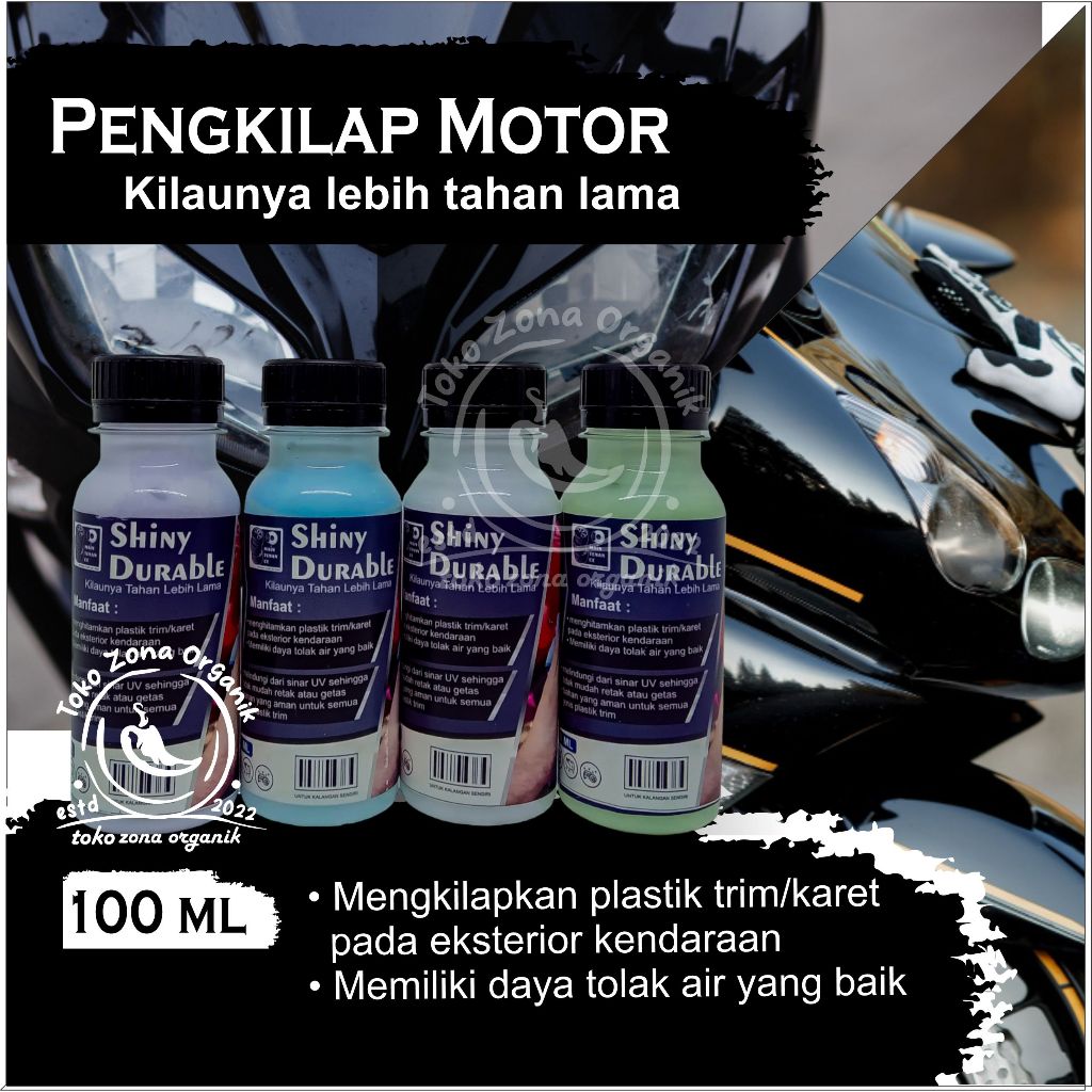 Jual Pengkilap Penghitam Body Motor Dan Mobil Varian Aroma Tahan Lama Menghitamkan Plastik 7838