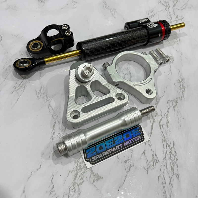 Jual Steering Damper Cbr Rr Stabilizer Matris Carbon Bracket Breket