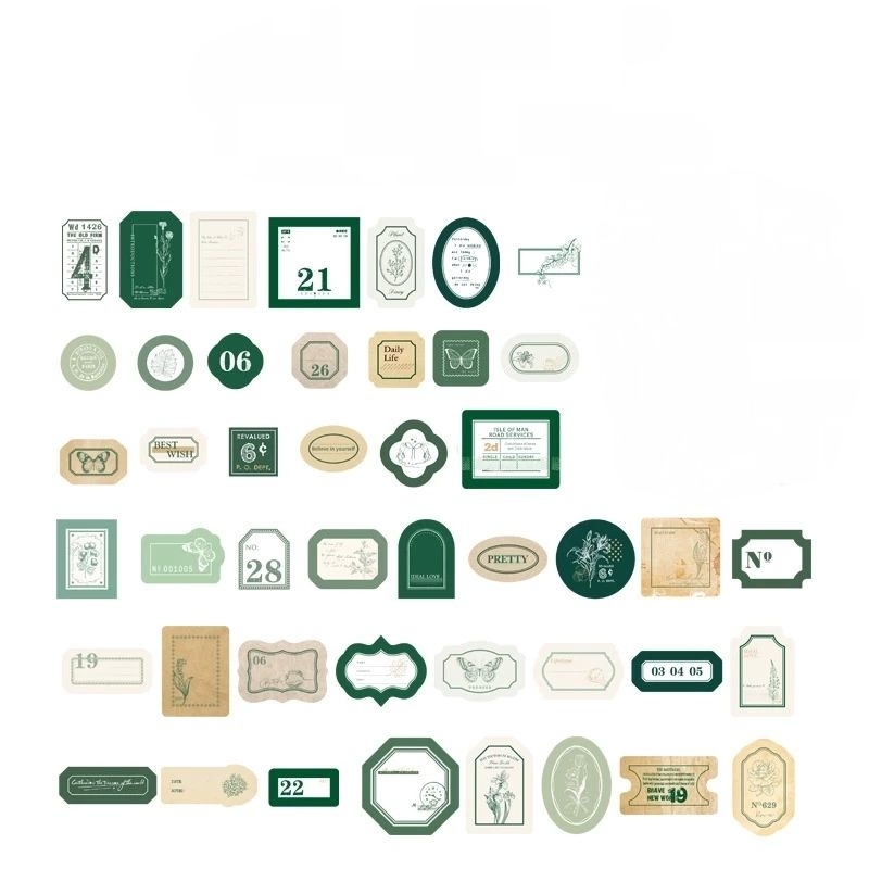 Jual STIKER WATERPROOF MINI LABEL VINTAGE | Shopee Indonesia