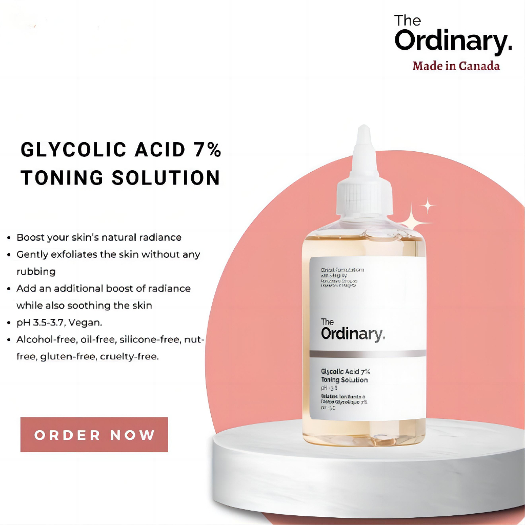 Jual THE ORDINARY Glycolic Acid 7 Exfoliating Toning Solution 240ml Original Cerah Menjaga
