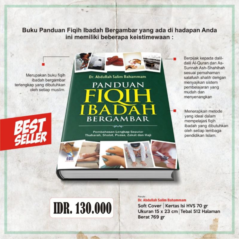 Jual Panduan Lengkap Fiqih Ibadah Bergambar Pembahasan Seputar Ibadah ...