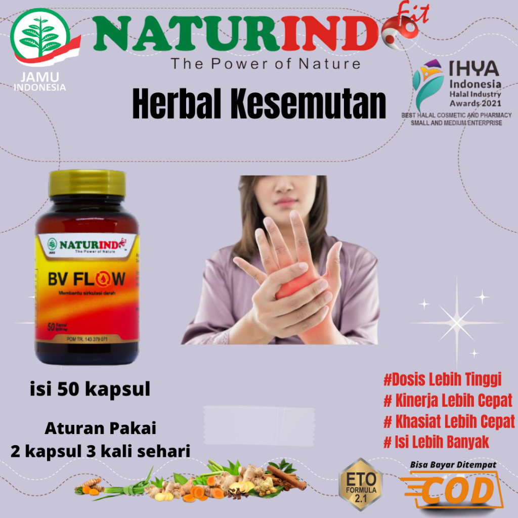 Jual Obat Kesemutan Tangan Dan Kaki Kebas Mati Rasa Kram Herbal Bv Flow