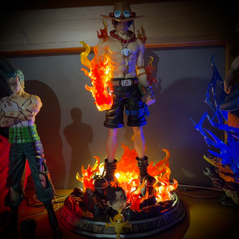 Jual LED Action Figure Portgas d Ace Dream Studio Design 41 cm | Shopee ...