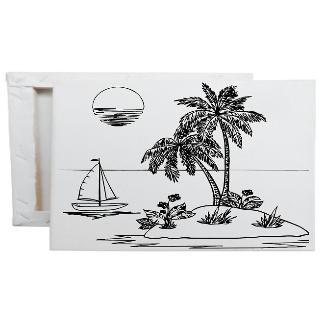 Jual KANVAS SKETSA 20 X 30 CM / CANVAS LUKIS FRAME 20 X 30 CM FREE ...