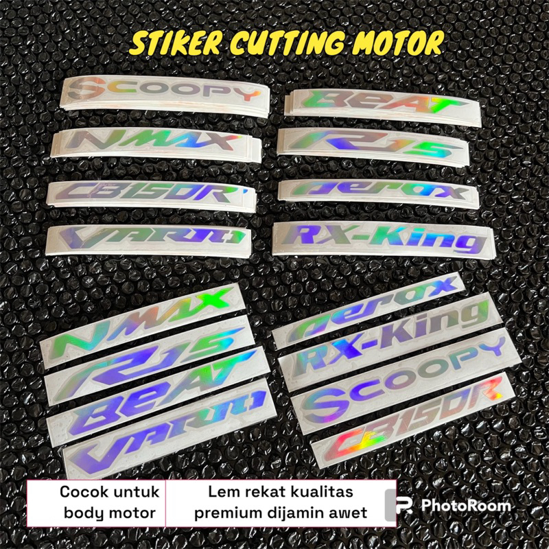 Jual Stiker cutting hologram body stiker cutting motor BEAT SCOOPY ...