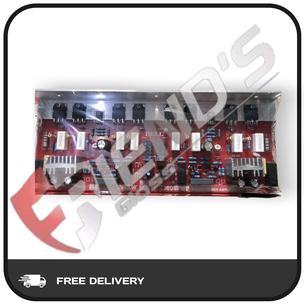 Jual KIT POWER MOFET 800W STEREO TR FINAL ASLI 2X400 WATT AMPLIFIER 800