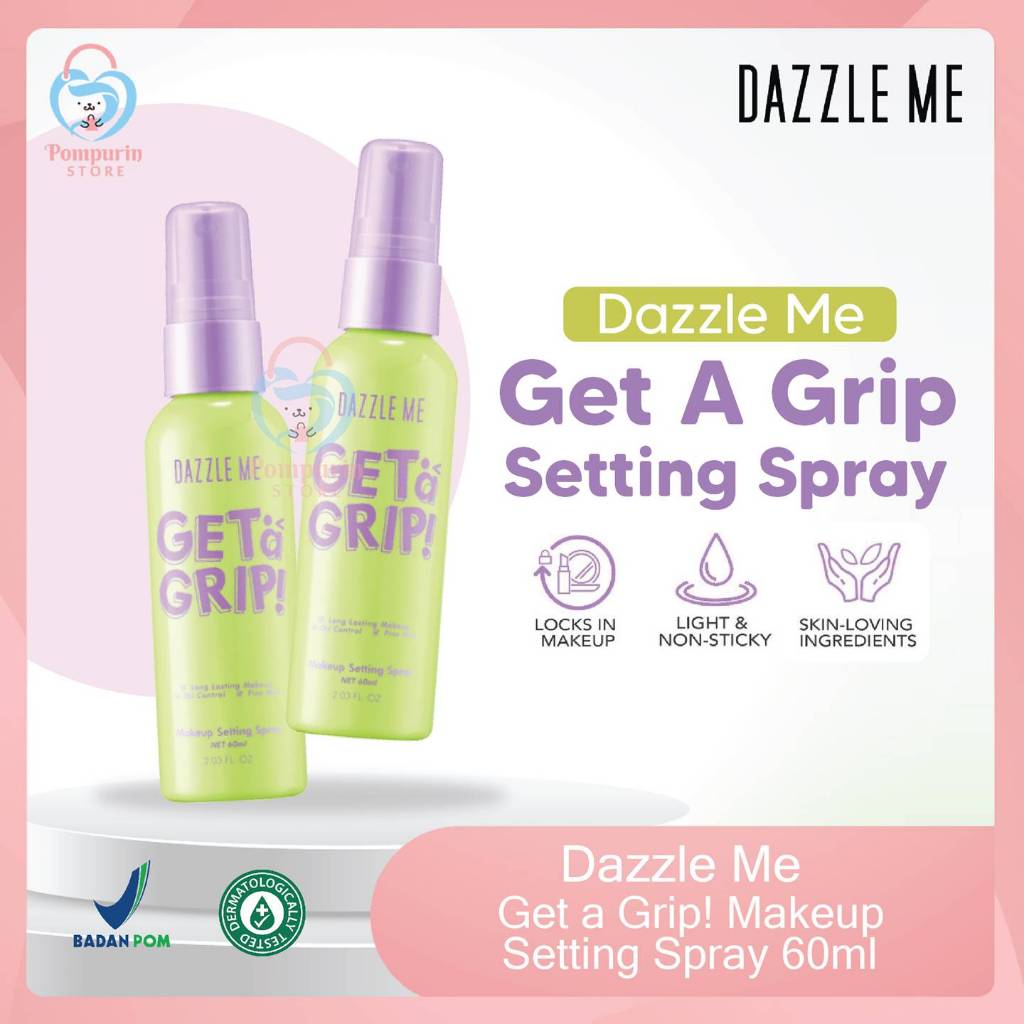 Jual Dazzle Me Setting Spray Face Mist Get A Grip Makeup Setting Spray 60ml Skin Stay 0562