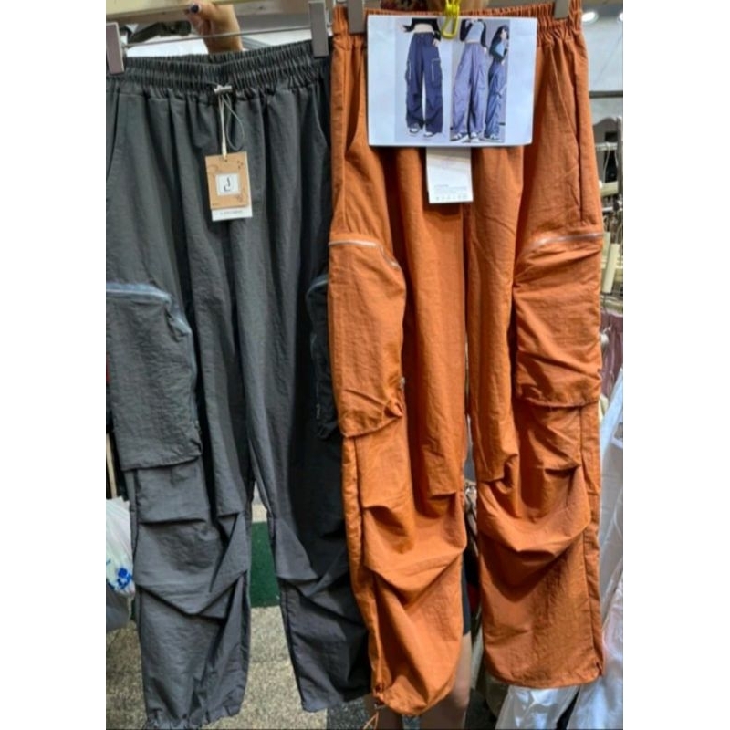 Jual Celana Pants Cargo Premium Imprt Bkk Parasut Despo Shopee Indonesia