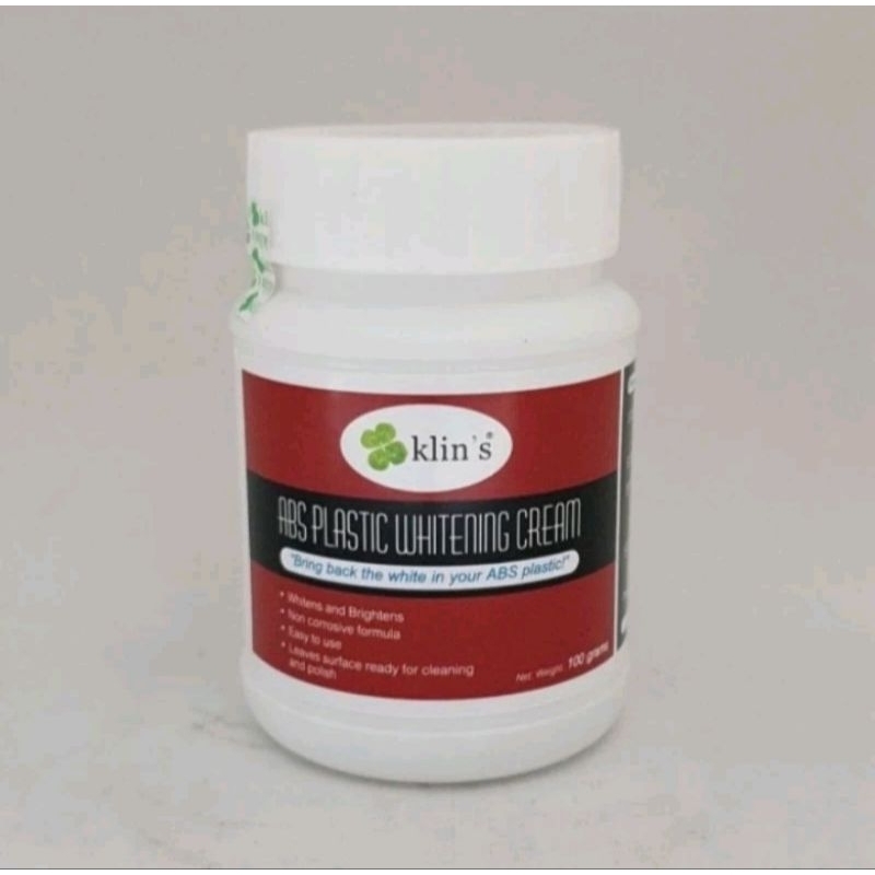 Jual Krim Pemutih Plastik ABS / Klin's ABS Plastik Whitening Cream 100