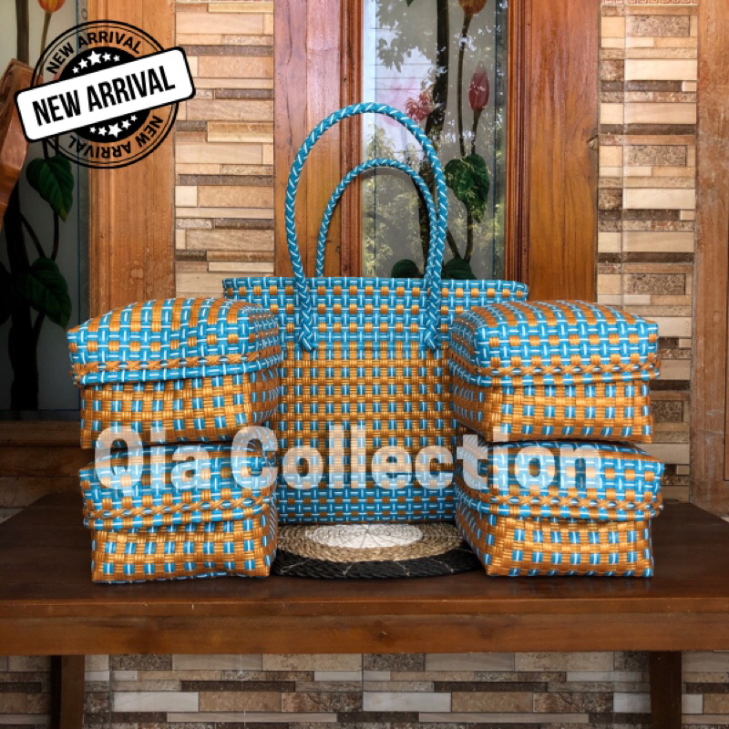 Jual Tas Keben Bahan Jali Premium Tas Anyaman Jali Premium Keben Bali Set Keben Bali Warna