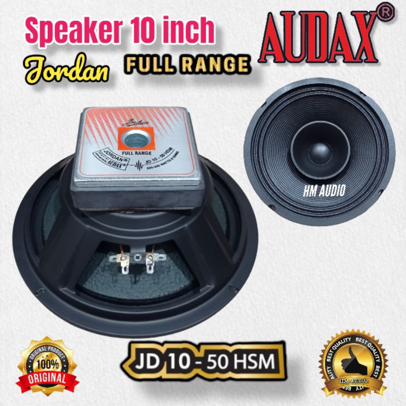 Jual Speaker 10 inch AUDAX Speaker Fullrange Audax Jordan JD 10 50