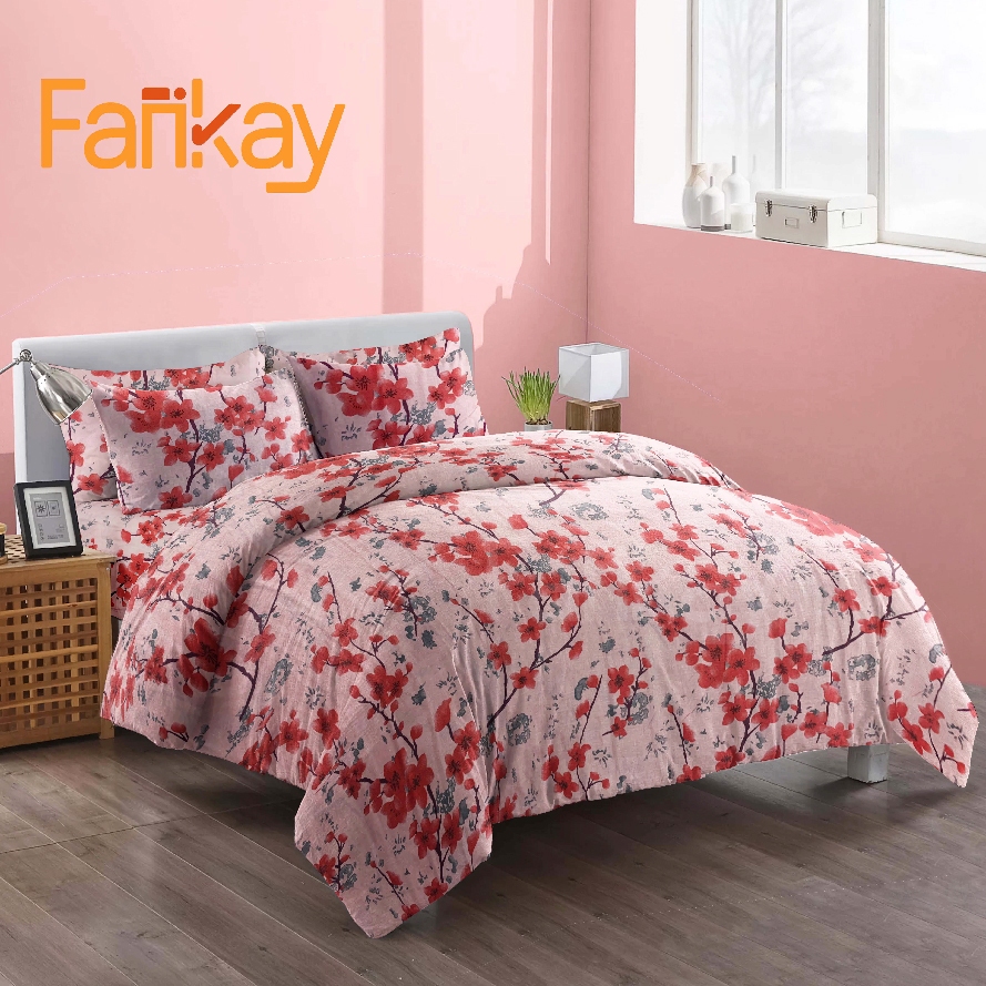 Jual Bed Cover Set Sprei Sakura Pink - Ukuran Lengkap 90x200 - 200x200 ...