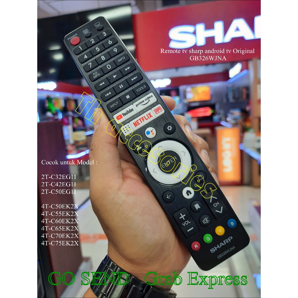Jual Remote tv Sharp Google tv Android tv Original Voice asisten ...
