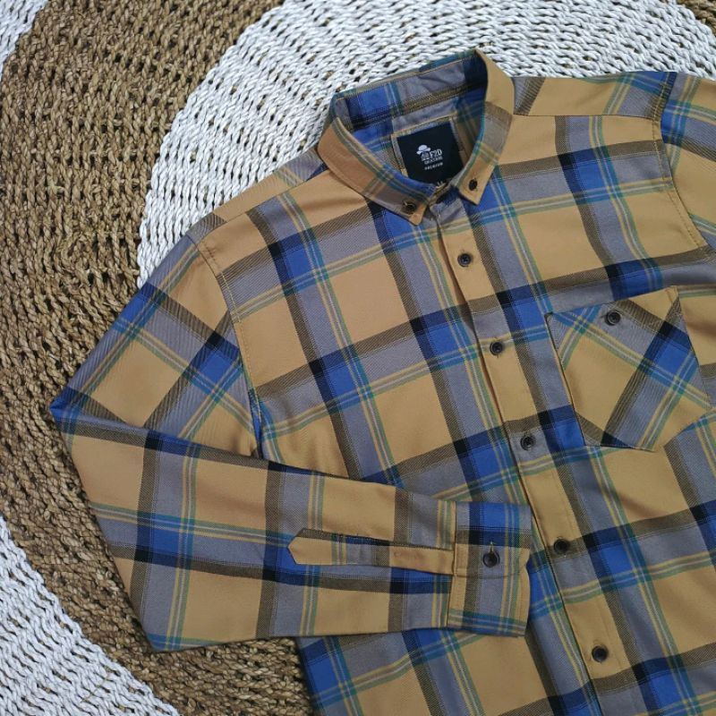 Jual KEMEJA FLANEL EIGHTY EIGHT/kemeja flanel pria/kemeja flanel