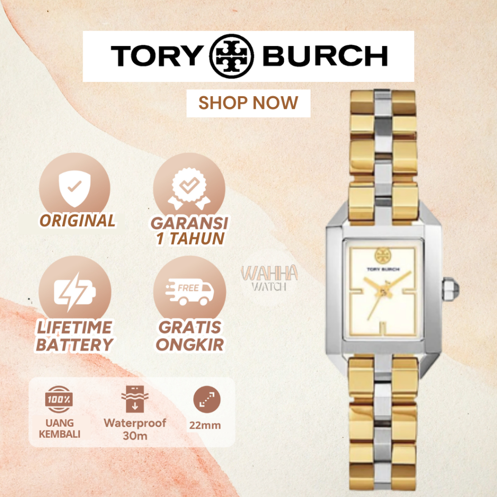 Hotsell Tory Burch TBW1102 Dalloway Three-Hand Two-Tone Stainless Steel Watch