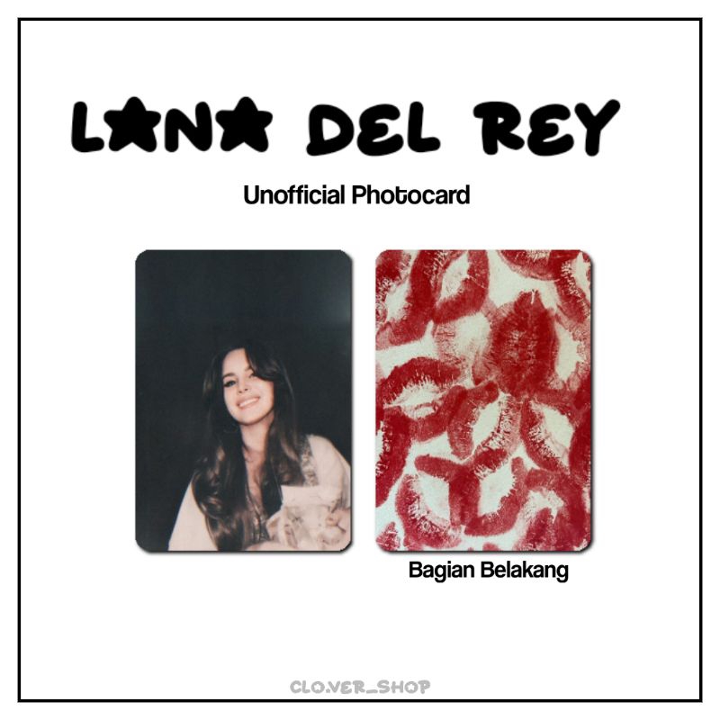 Jual Photocard Lana Del Rey Fanmade Shopee Indonesia