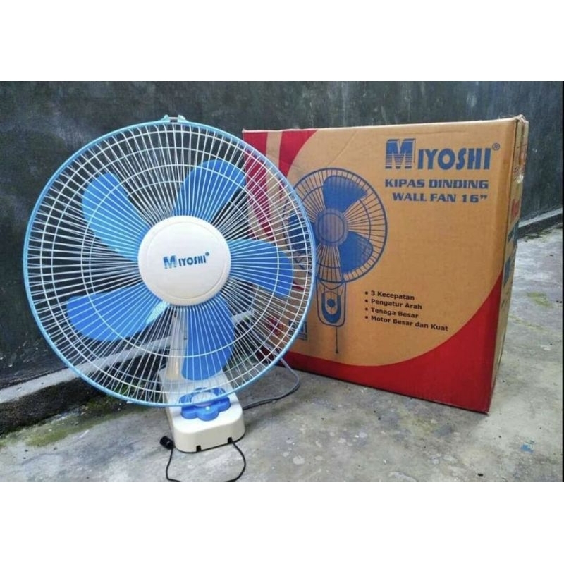Jual kipas angin angin tempel dinding miyoshi Shopee Indonesia