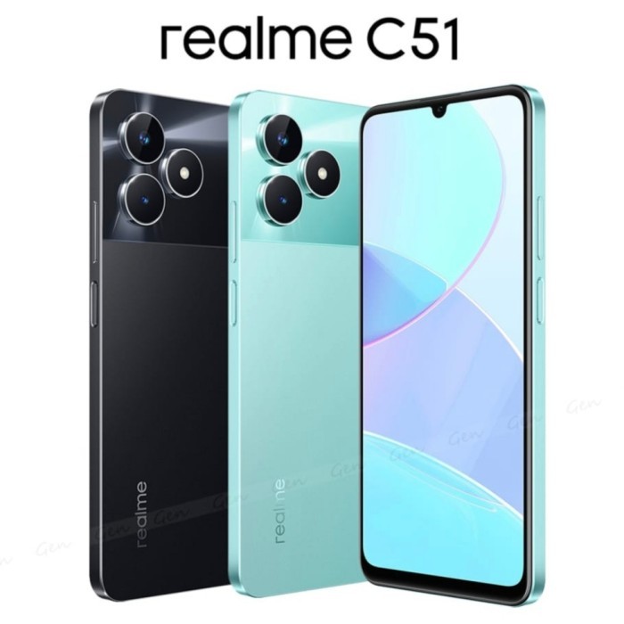 Jual REALME C51 [4/128]/ [4/64] Hitam Karbon Hp Realme C51 Charging 33W ...