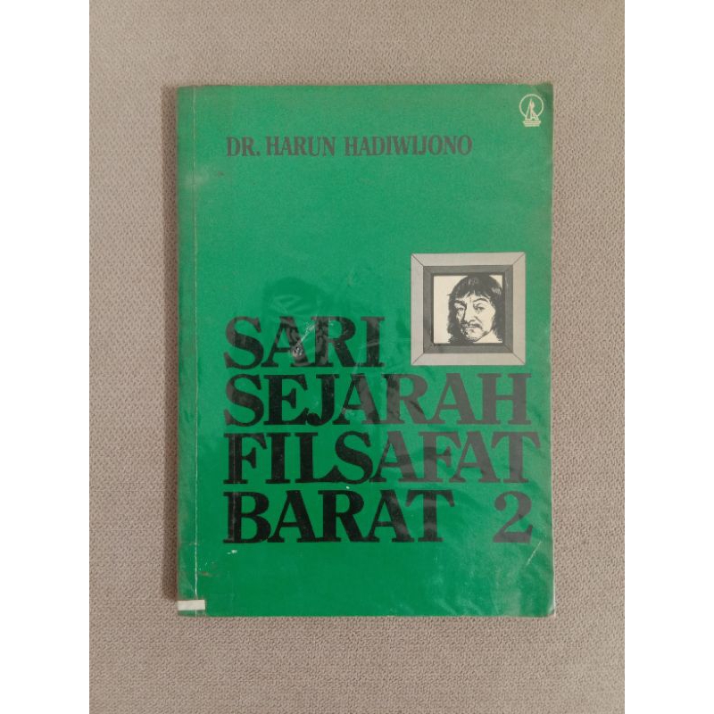 Jual Buku Second Original Sari Sejarah Filsafat Barat 2 Dr Harun