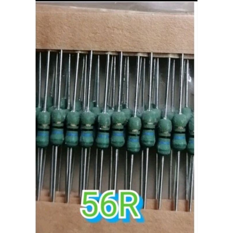 Jual 10, biji BANYAK NILAI RESISTOR JAPAN 1/2 WATT BODY 1/4 WAT ...