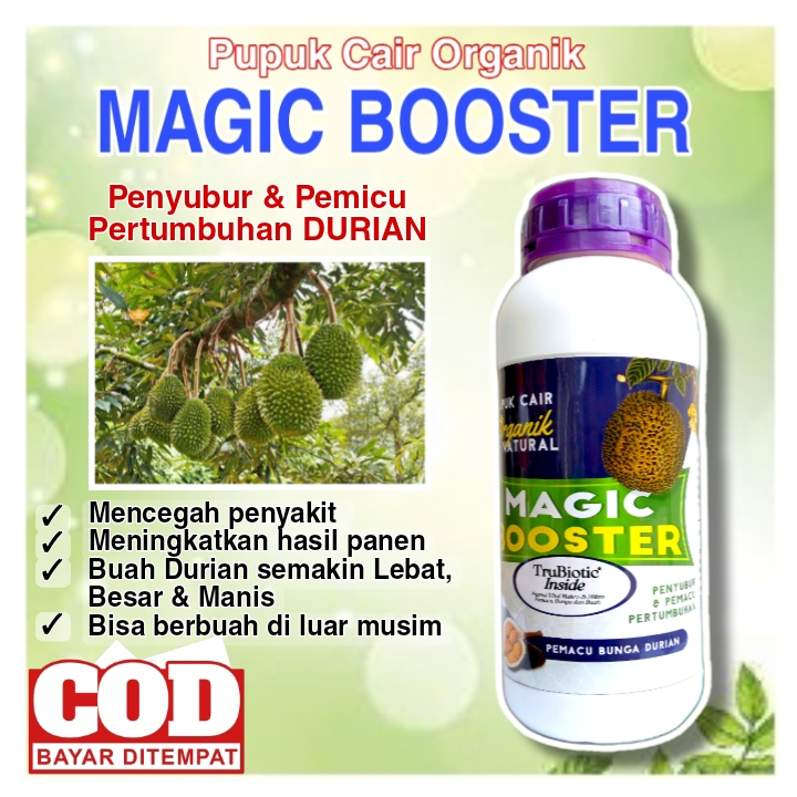 Jual Magic Booster Durian Pupuk Cair Organik Penyubur Pemicu Pohon