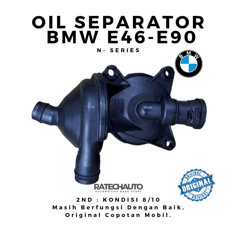 Jual OIL SEPARATOR BMW E46 BMW E90 ORIGINAL-OIL VALVE SEPARATOR BMW E90 ...