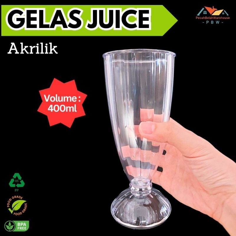 Jual Gelas Juice Gelas Milkshake Akrilik Gelas Belimbing Akrilik Gelas Cafe Shopee Indonesia 4304