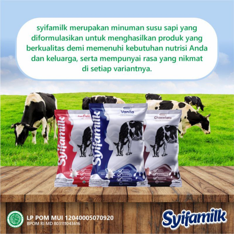 Jual Susu Sapi Bubuk Syifamilk Fullcream Coklat Vanilla Kemasan 350gr Shopee Indonesia 6216