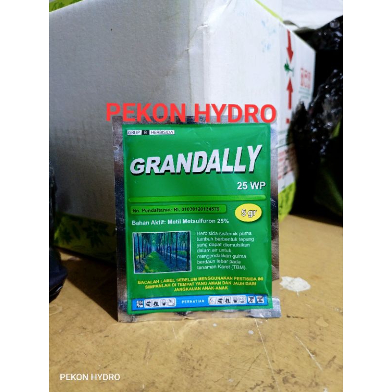 Jual Herbisida Sistemik Grandally 25 WP 5 Gram Metil Metsulfuron ...