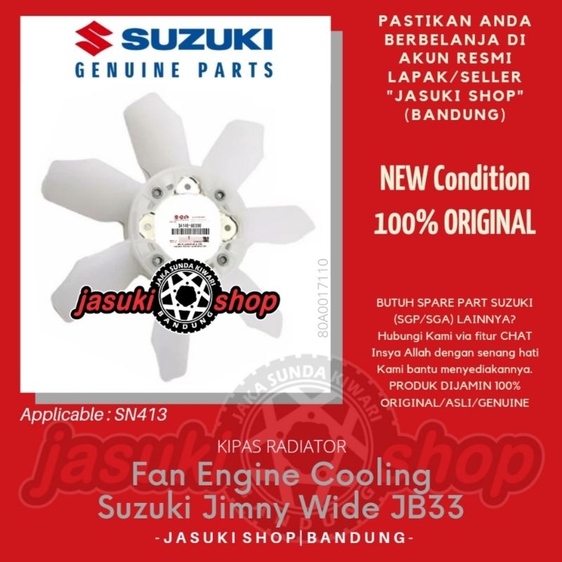Jual Kipas Fan Engine Cooling Radiator Suzuki New Jimny JB33 MT AT Asli ...