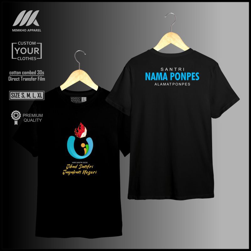 Jual Pree Order Kaos Hsn 2023 Request Nama Ponpes Kaos Hari Santri