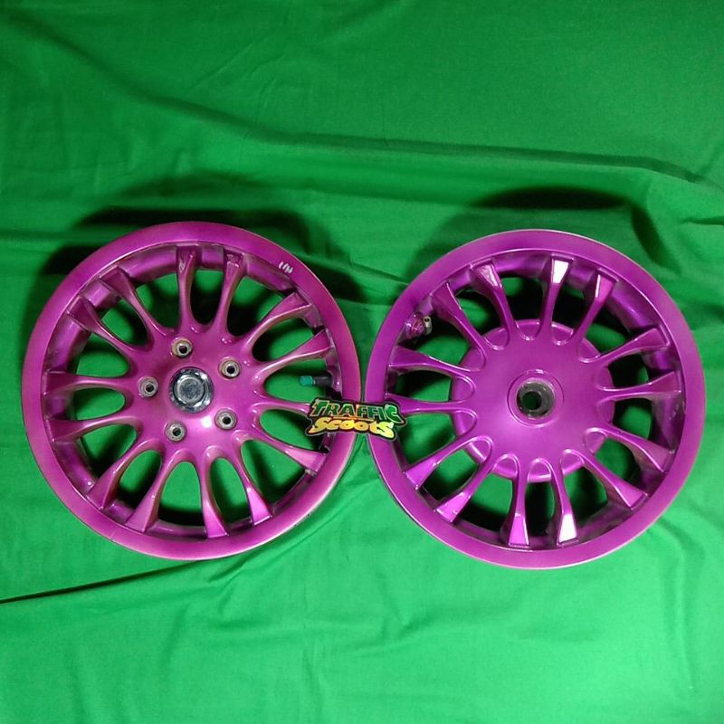 Jual velg sprint vespa matic r12 repaint ungu | Shopee Indonesia