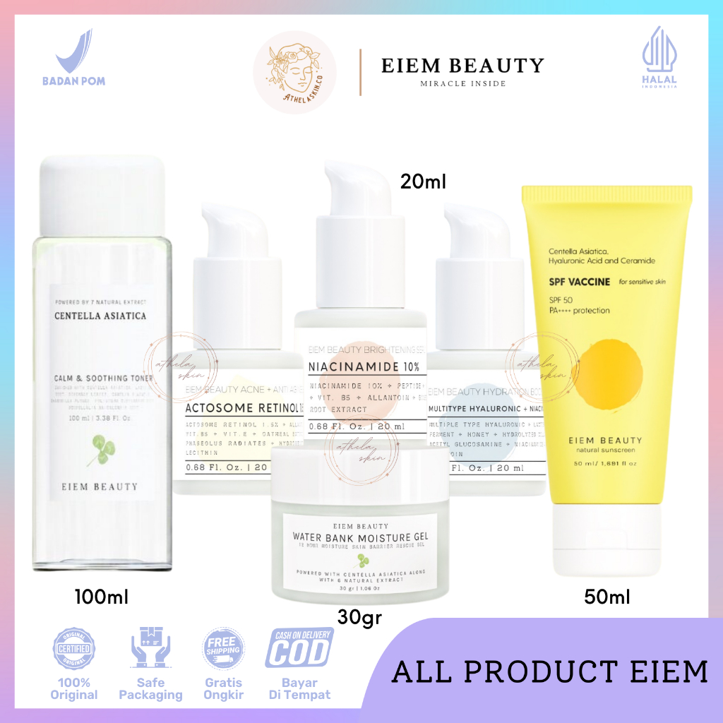 Jual EIEM BEAUTY Moisturizer Serum Retinol Hyaluronic Niacinamide 10